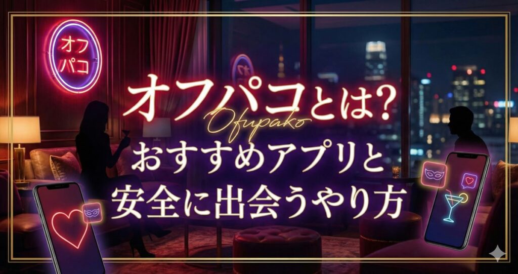 オフパコとは？おすすめアプリと安全に出会うやり方