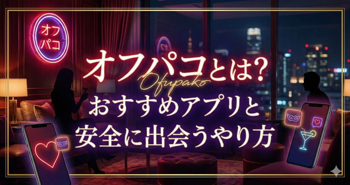 オフパコとは?おすすめアプリと安全に出会うやり方