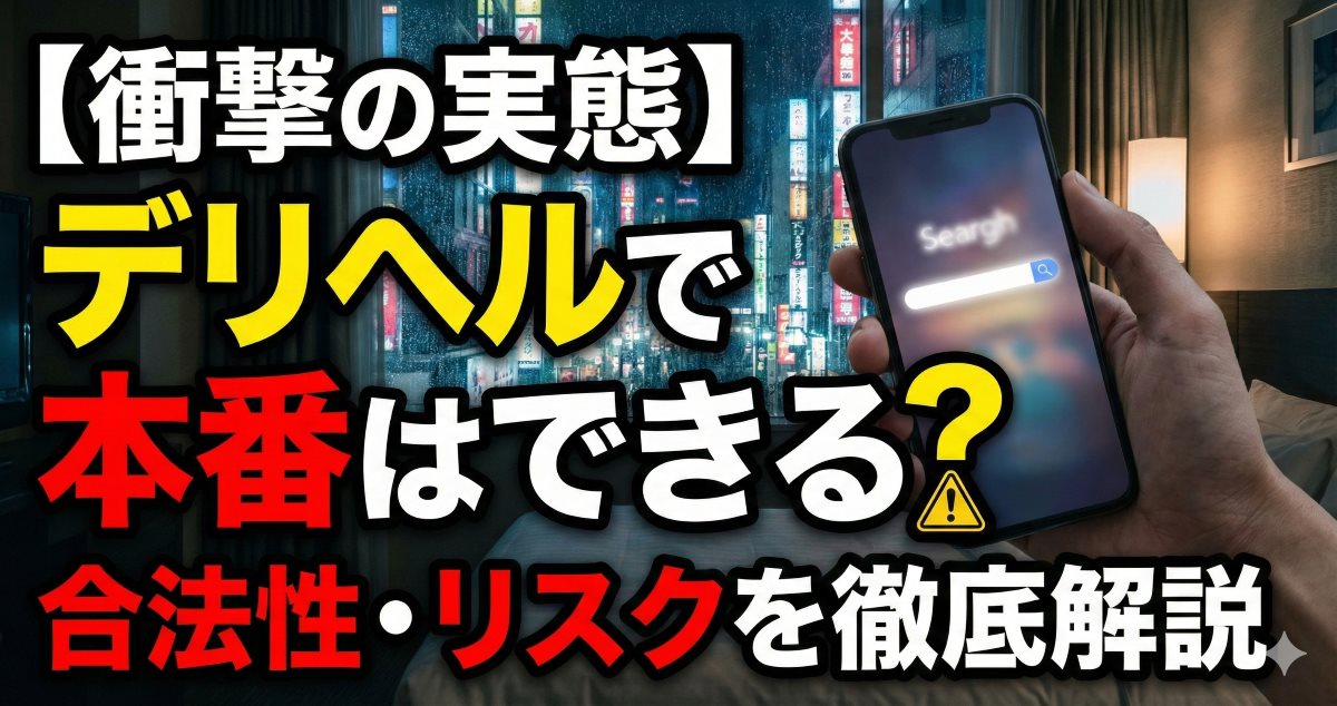 デリヘルってどこまでできる?本番できるデリ嬢の探し方と口コミ体験談